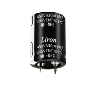 LHS 450V 330uf 105℃ 2000 hours,standard snap-in capacitor.