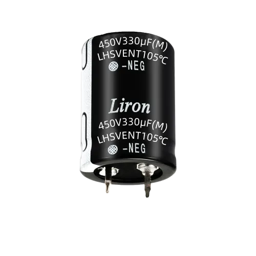 LHS 450V 330uf 105℃ 2000 hours,standard snap-in capacitor.