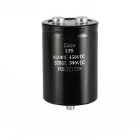 LPS 450v 8200uf 85℃ 2000 hours standard screw capacitor